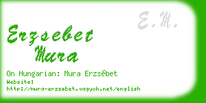 erzsebet mura business card